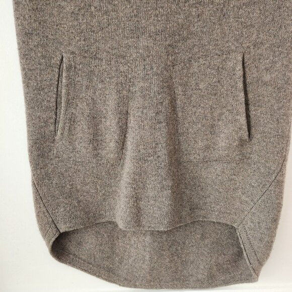 Sundance Merino Wool Sweater Dress Shift Style Brown Grey Women's PXS - Picture 5 of 7